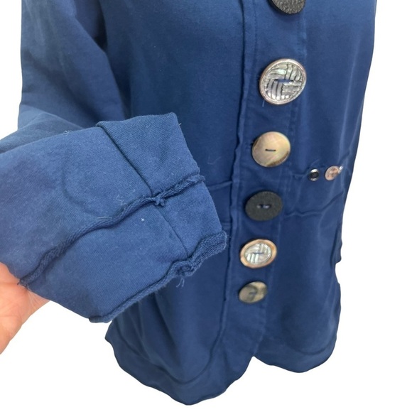 NEON Buddha Navy Blue Street Blazer Size S - Picture 8 of 11